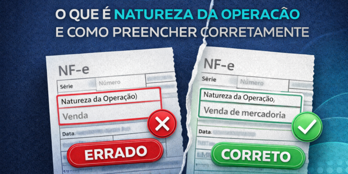 O que é natureza da operação e como preencher corretamente